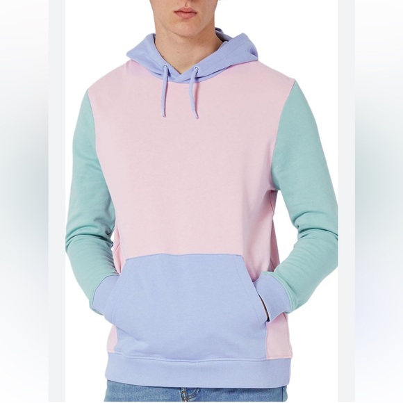 Topman Other - Topman Pastel colorblock hoodie S